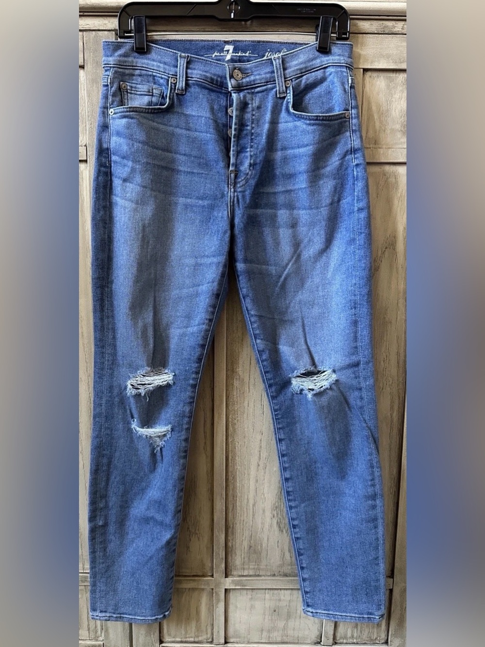 7 for all mankind Women’s Josefina Denim Jeans Skinny Boyfriend Size 27 Like New